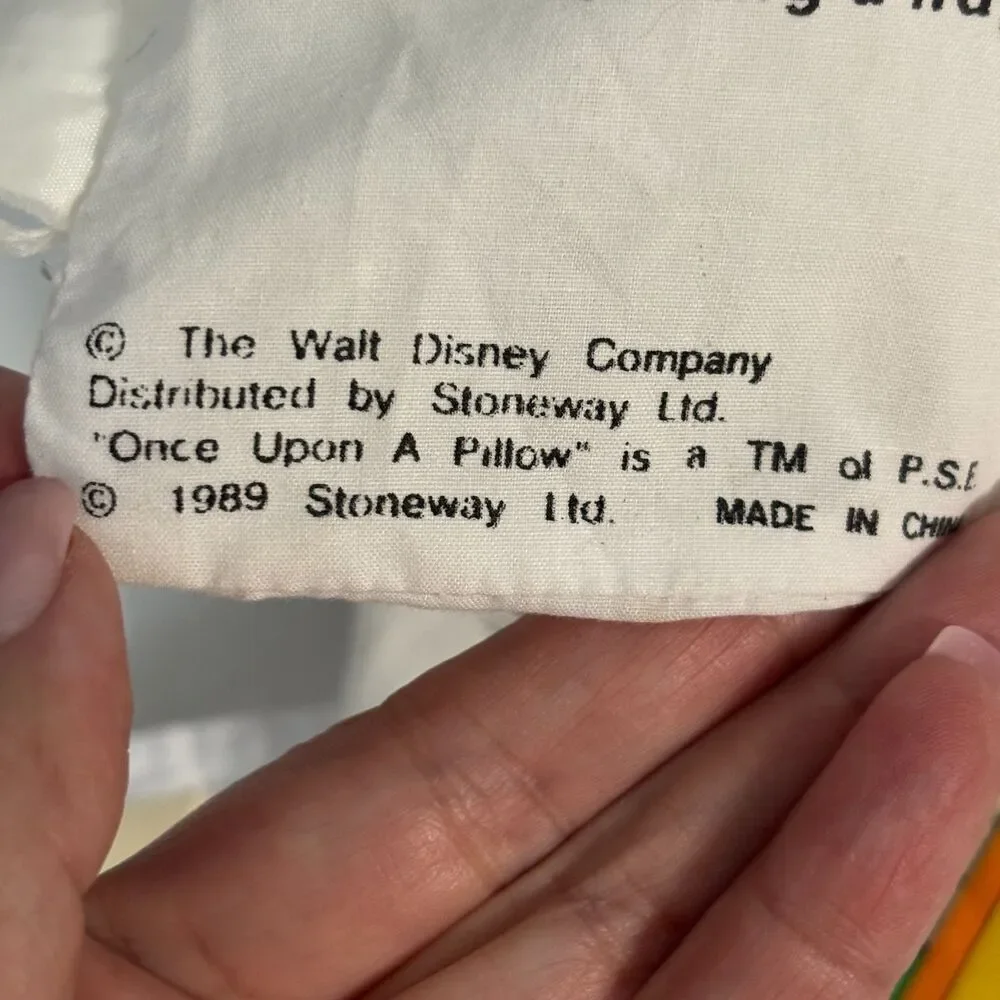 Disney Mickey & Friends Once Upon A Pillow Book Have Fun Good Manners Vintage